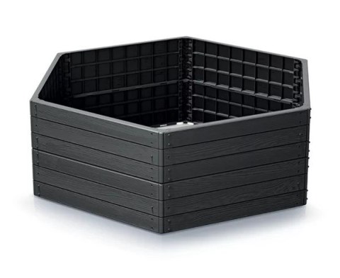 PROSPERPLAST RABATA OGRODOWA BASE WOODY IBWH 1480X1290X250MM - ANTRACYT PROSPERPLAST RABATA OGRODOWA BASE WOODY IBWH 1480X1290X250MM - ANTRACYT