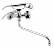 UN BATERIA WANNOWA ŚCIENNA Z WYLEWKĄ OBROTOWĄ 300MM TYPU S UN BATERIA WANNOWA ŚCIENNA Z WYLEWKĄ OBROTOWĄ 300MM TYPU S