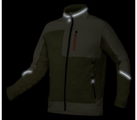 NEO BLUZA SOFTSHELL OUTDOOR ZIELONA ROZMIAR XL NEO BLUZA SOFTSHELL OUTDOOR ZIELONA ROZMIAR XL