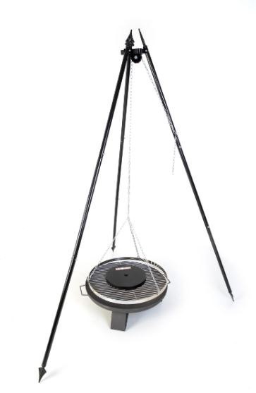 UN GRILL OGRODOWY TRÓJNÓG 60CM