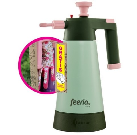 UN OPRYSKIWACZ FEERIA POJEMNOŚĆ 1.5L MIĘTA Z RĘKAWICZKMI UN OPRYSKIWACZ FEERIA POJEMNOŚĆ 1.5L MIĘTA Z RĘKAWICZKMI