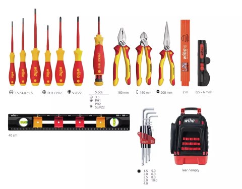 WIHA PLECAK NA NARZĘDZIA ELECTRIC 28CZ. WIHA PLECAK NA NARZĘDZIA ELECTRIC 28CZ.