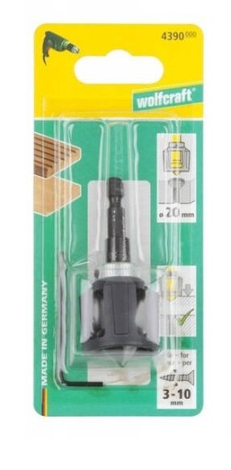 WOLFCRAFT FAZOWNIK STAL NARZĘDZIOWA WS 20MM,REGULOWANY OGRANICZNIK
