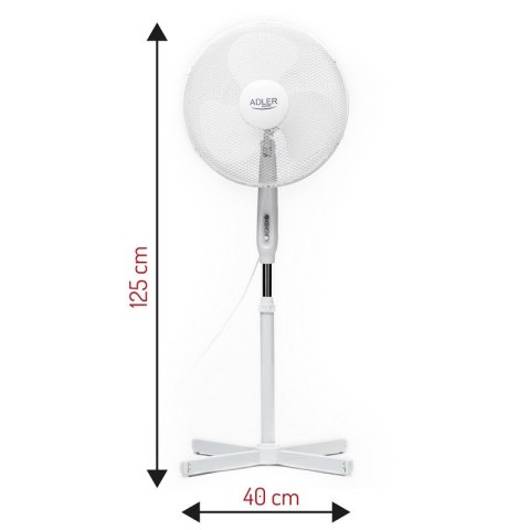 ADLER WENTYLATOR STOJĄCY 40CM AD 7305 ADLER WENTYLATOR STOJĄCY 40CM AD 7305