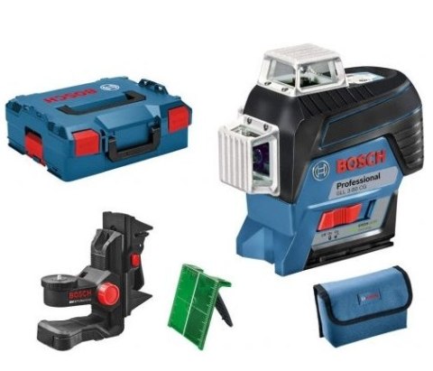BOSCH LASER LINIOWY GLL 3-80 CG+BM1 L-BOXX ZIELONA WIĄZKA SOLO BOSCH LASER LINIOWY GLL 3-80 CG+BM1 L-BOXX ZIELONA WIĄZKA SOLO