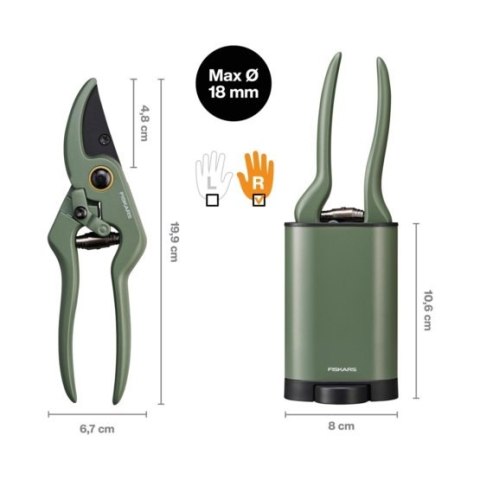 FISKARS PLANT CARE SEKATOR Z POJEMNIKIEM FISKARS PLANT CARE SEKATOR Z POJEMNIKIEM