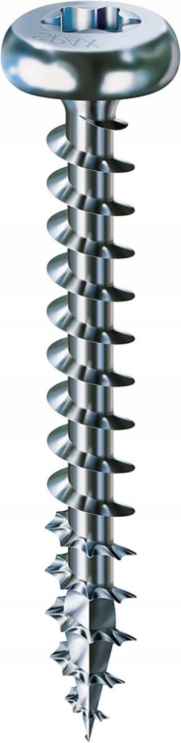 SPAX WKRĘT ŁEB PÓŁKULISTY (500) OCYNK BIAŁY 4.0*40MM HB TX MINI