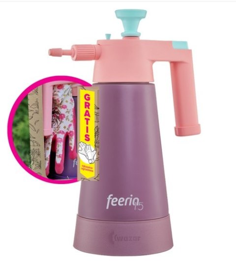 UN OPRYSKIWACZ FEERIA POJEMNOŚĆ 1.5L LAWENDA Z RĘKAWICZKMI UN OPRYSKIWACZ FEERIA POJEMNOŚĆ 1.5L LAWENDA Z RĘKAWICZKMI