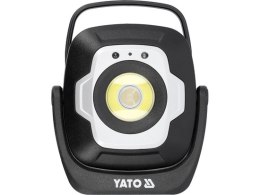 YATO REFLEKTOR PRZENOŚNY 10W 1200LM, CZUJNIK RUCHU