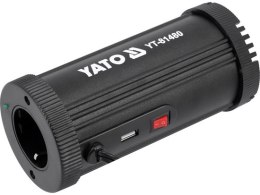 YATO SAMOCHODOWA PRZETWORNICA NAPIĘCIA 12V/230V 150W