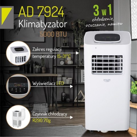 ADLER KLIMATYZATOR PRZENOŚNY AD 7924 ADLER KLIMATYZATOR PRZENOŚNY AD 7924