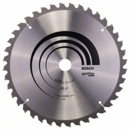 BOSCH PIŁA TARCZOWA-T OPTILINE WOOD 305*2,5*30/Z40