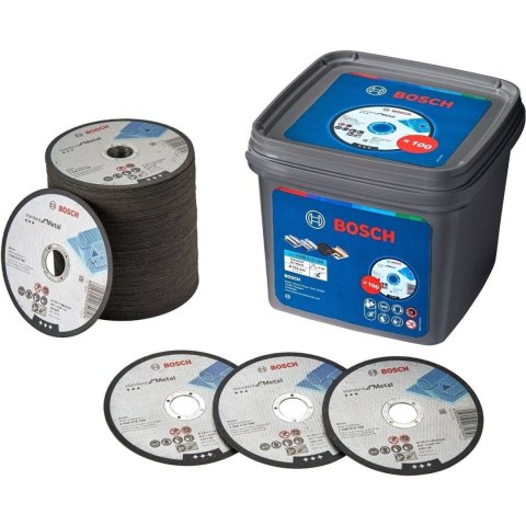BOSCH TARCZA PŁASKA 125*1.0*22 DO METALU 100 SZT. W POJEMNIKU BOSCH TARCZA PŁASKA 125*1.0*22 DO METALU 100 SZT. W POJEMNIKU