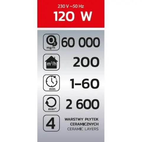 DEDRA GENERATOR OZONU 60G/H DEDRA GENERATOR OZONU 60G/H