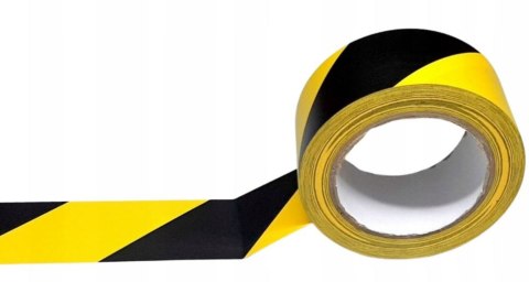 DEKA TAŚMA OSTRZEGAWCZA ŻÓŁTO-CZARNA 75MM*100M DEKA TAŚMA OSTRZEGAWCZA ŻÓŁTO-CZARNA 75MM*100M