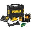 DEWALT LASER LINIOWY 3-PŁASZCZYZNOWY 12/18V ZIE. WIĄZKA XR 1*2.0AH