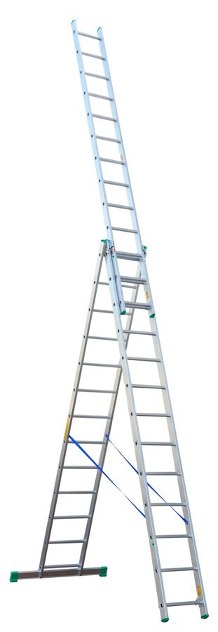 DRABEX DRABINA ALUMINIOWA 3-ELEMENTOWA 897CM 13+13+13 SZCZEBLI DRABEX DRABINA ALUMINIOWA 3-ELEMENTOWA 897CM 13+13+13 SZCZEBLI