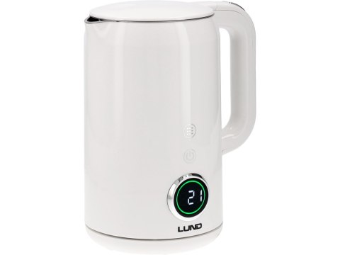 LUND CZAJNIK ELEKTRYCZNY 1.7L REGULACJA TEMPERATURY BIAŁY LUND CZAJNIK ELEKTRYCZNY 1.7L REGULACJA TEMPERATURY BIAŁY