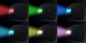 NEO CZAPKA Z LATARKA LED RGB GRAFITOWA