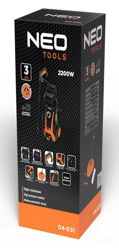 NEO MYJKA CIŚNIENIOWA 2200W NEO MYJKA CIŚNIENIOWA 2200W