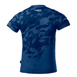 NEO T-SHIRT ROBOCZY CAMO NAVY, ROZMIAR M