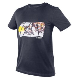NEO T-SHIRT Z NADRUKIEM MOTOR ROZMIAR M