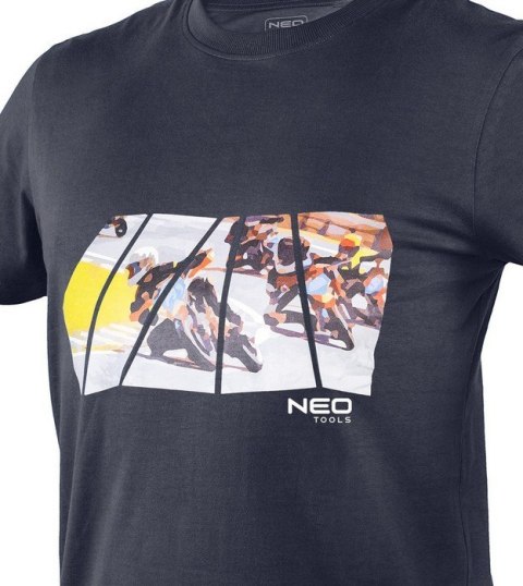 NEO T-SHIRT Z NADRUKIEM MOTOR ROZMIAR M NEO T-SHIRT Z NADRUKIEM MOTOR ROZMIAR M