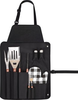 TOYA FARTUCH DO GRILLOWANIA Z AKCESORIAMI 8 SZTUK