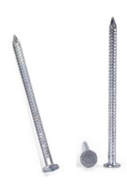 UN GWOŹDZIE WALCOWANE PIERŚCIENIOWO OCYNKOWANE 4.2*100MM