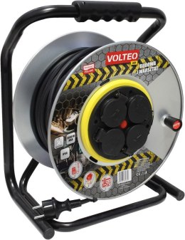 VOLTEO PRZEDŁUŻACZ HEAVY DUTY METALOWY BĘBEN 50M H05RR 3*1,5 IP44