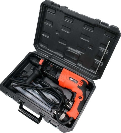 YATO MŁOTOWIERTARKA 850W Z WYMIENNĄ GŁOWICĄ YATO MŁOTOWIERTARKA 850W Z WYMIENNĄ GŁOWICĄ