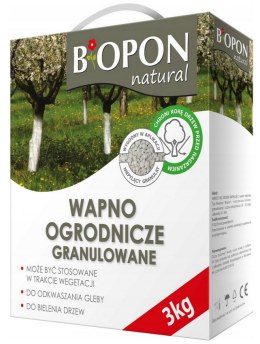 BIOPON WAPNO - OGRODNICZE DO BIELENIA I ODKWASZANIA GLEBY, 3 KG