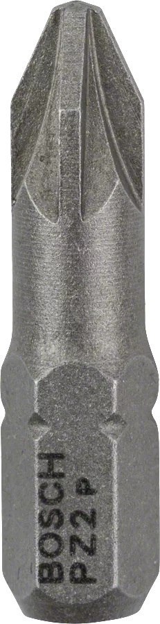 BOSCH BIT, GROT, KOŃCÓWKA PZ2 EH 25MM 100 SZT.