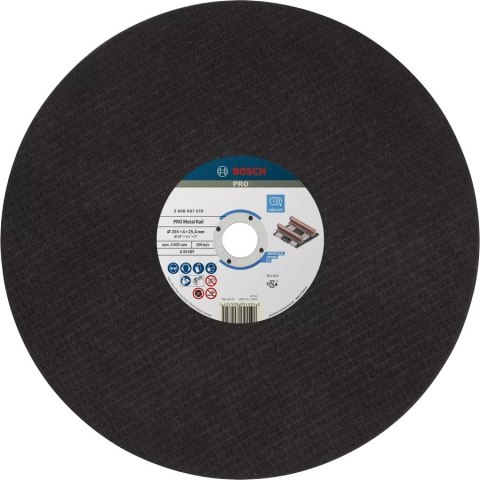 BOSCH TARCZA TNĄCA DO SZYN 335*4.0*25.4