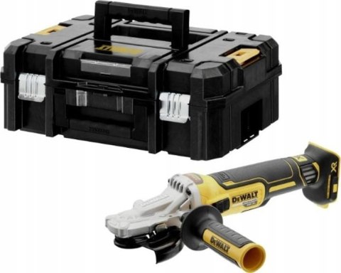 DEWALT SZLIFIERKA KĄTOWA AKUMULATOROWA 125 MM 18V 0*AH TSTAK DEWALT SZLIFIERKA KĄTOWA AKUMULATOROWA 125 MM 18V 0*AH TSTAK