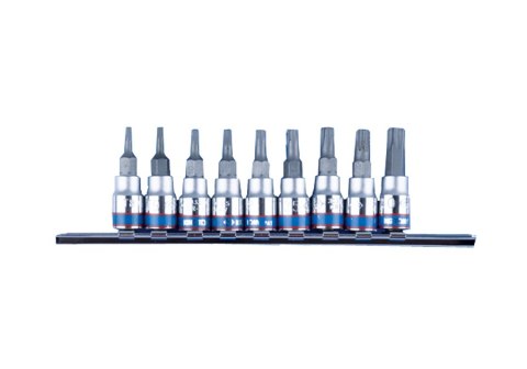 KING TONY KPL. NASADEK 1/4'' TORX 9 SZTUK T8-T40