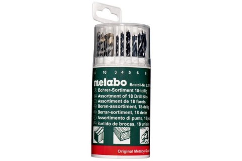 METABO ZESTAW WIERTEŁ 18 SZT. METABO ZESTAW WIERTEŁ 18 SZT.