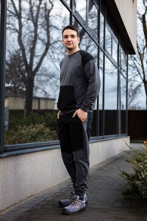 NEO SPODNIE DRESOWE COMFORT, SZARO-CZARNE ROZMIAR L NEO SPODNIE DRESOWE COMFORT, SZARO-CZARNE ROZMIAR L