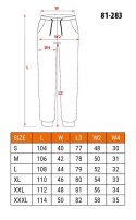 NEO SPODNIE DRESOWE COMFORT, SZARO-CZARNE ROZMIAR XL