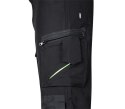 NEO SPODNIE ROBOCZE MIX&MATCH CZARNO-ZIELONE ROZMIAR XL