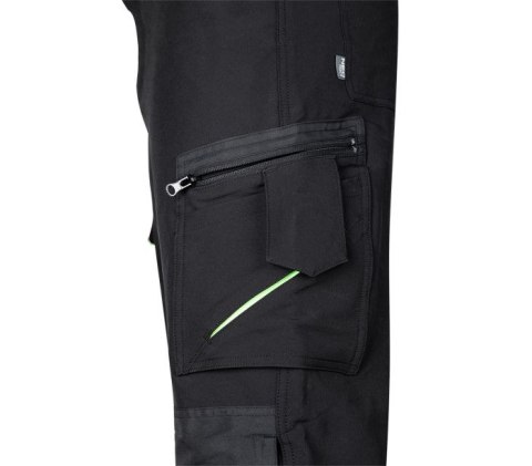 NEO SPODNIE ROBOCZE MIX&MATCH CZARNO-ZIELONE ROZMIAR XL NEO SPODNIE ROBOCZE MIX&MATCH CZARNO-ZIELONE ROZMIAR XL
