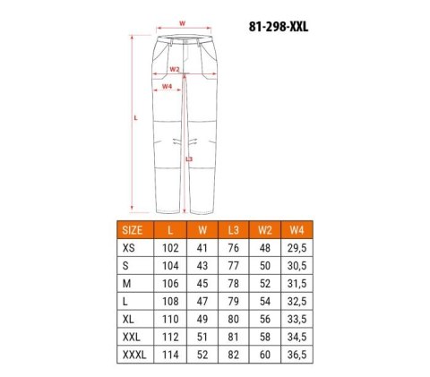 NEO SPODNIE ROBOCZE MIX&MATCH STRETCH BRĄZOWE ROZMIAR L NEO SPODNIE ROBOCZE MIX&MATCH STRETCH BRĄZOWE ROZMIAR L