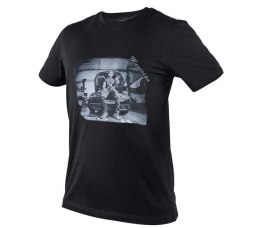NEO T-SHIRT Z NADRUKIEM MECHANIK ROZMIAR XL