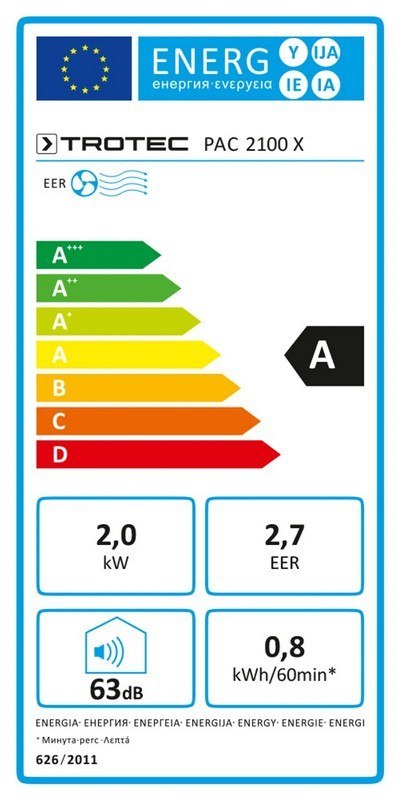 TROTEC KLIMATYZATOR PRZENOŚNY PAC 2100 X TROTEC KLIMATYZATOR PRZENOŚNY PAC 2100 X