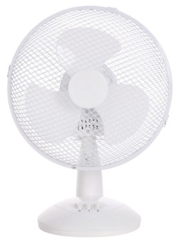 UN WENTYLATOR BIURKOWY 30CM BIAŁY