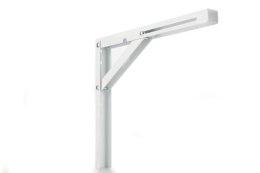 UN WSPORNIK STALOWY SKŁADANY Z BLOKADĄ BIAŁY 200X160X1.5