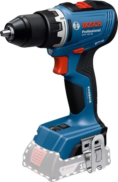 BOSCH WIERTARKO-WKRĘTARKA AKUMULATOROWA GSR 18V-65 0*AH