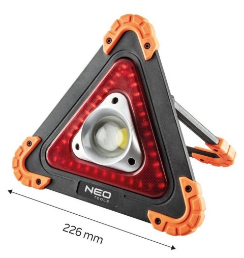 NEO LAMPA BATERYJNA + TRÓJKĄT OSTRZEGAWCZY 2 W 1 NEO LAMPA BATERYJNA + TRÓJKĄT OSTRZEGAWCZY 2 W 1