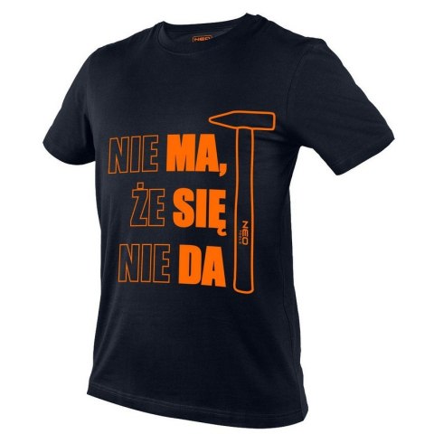 NEO T-SHIRT Z NADRUKIEM MA SIĘ DA ROZMIAR L NEO T-SHIRT Z NADRUKIEM MA SIĘ DA ROZMIAR L