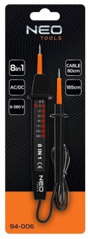 NEO WIELOFUNKCYJNY TESTER NAPIĘCIA 8 W 1 AC/DC 6-380V